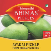 Buy Mango Pickle (AVAKAYA) Without Garlic from Bhimas